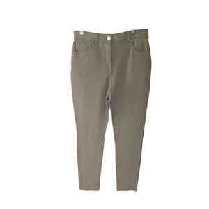 Chico’s So Slimming Beige Straight Leg Trouser Pants‎